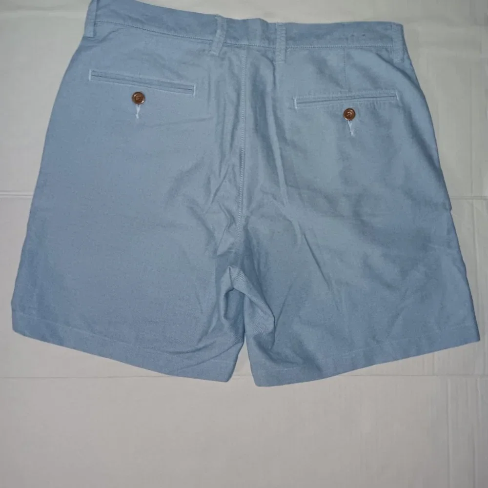 J.CREW CLUB SHORTS 100% COTTON BLUE MEN'S SIZE 31